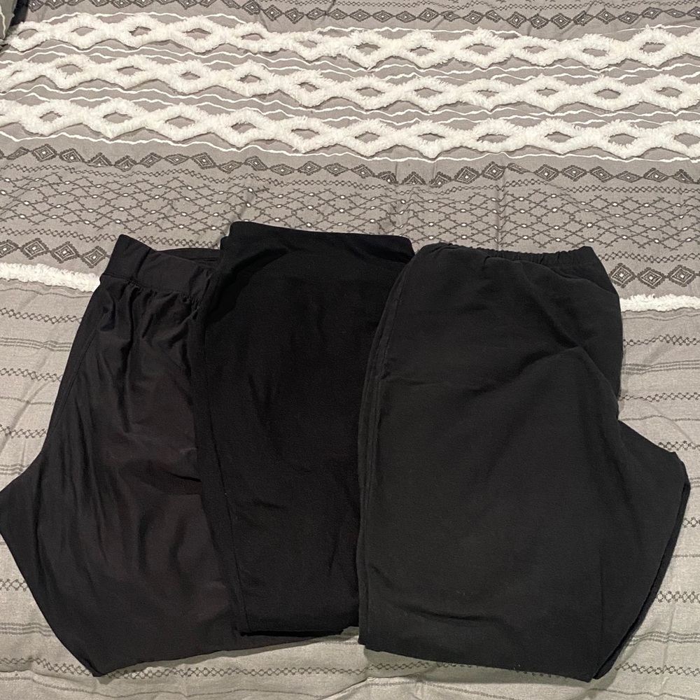 Black Leggings (Set of 3)